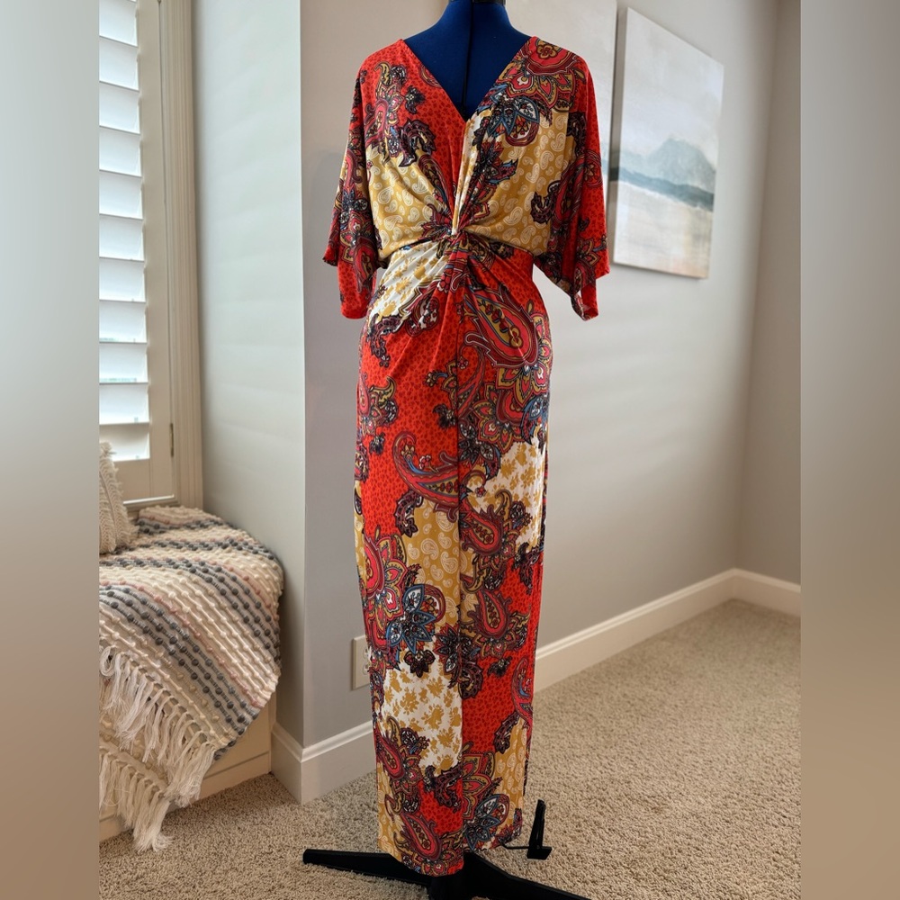 Twist Front Maxi Dress Small